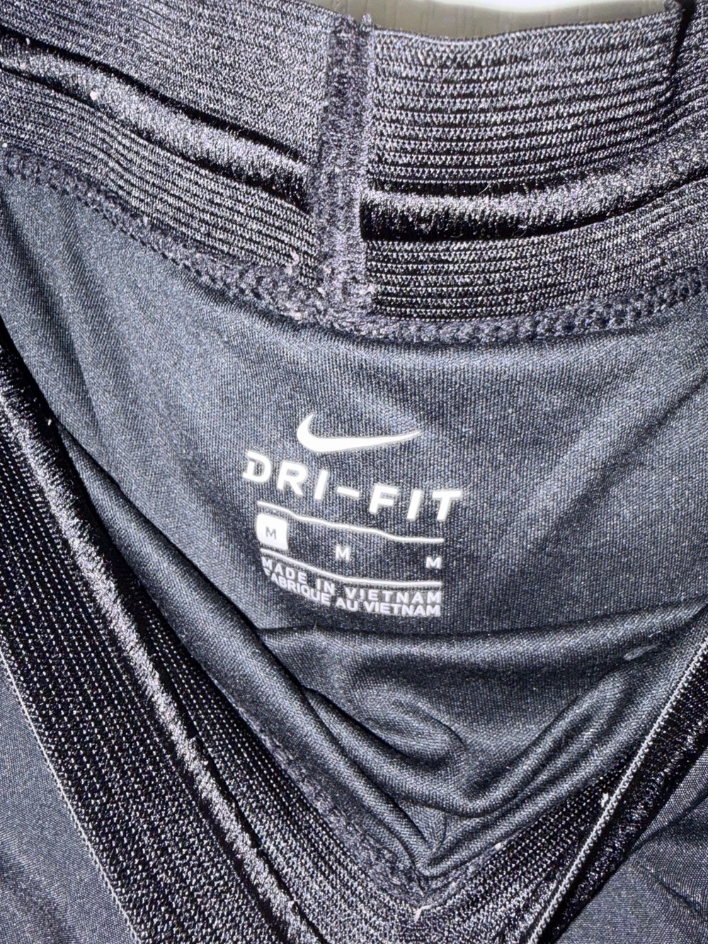 Nike Women's Black Athletic Running Shorts with Reflective Swoosh - Picture 3 of 3